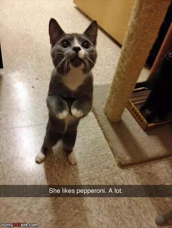 She Likes Pepperoni